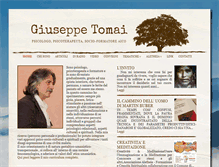 Tablet Screenshot of giuseppetomai.com